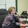 The Boss at her desk